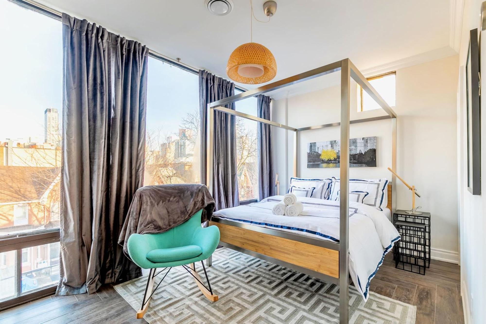 Modern Pet-Friendly Chinatown Apartment Toronto Exterior foto